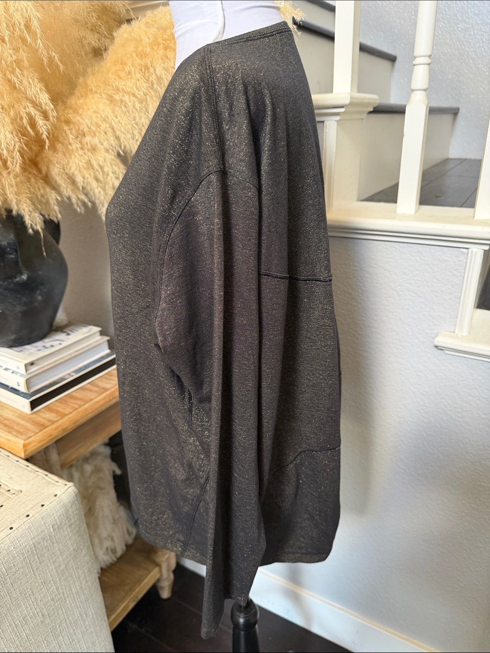 Lululemon Back in Action Long Sleeve Shimmering Shirt Size 6 - Picture 5 of 8